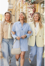 21Jewelz Kort effen jasje met zakken - beige