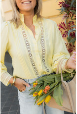 21Jewelz Kanten blouse - geel