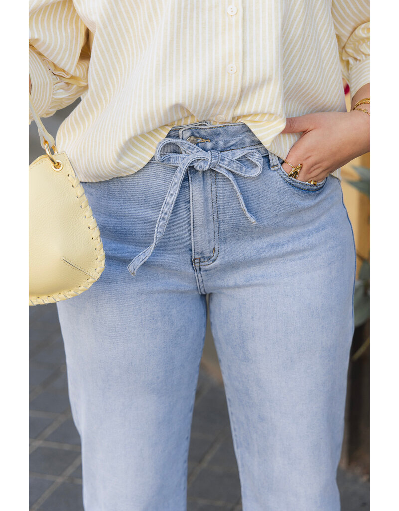 21Jewelz Jeans met ceintuur - lichtblauw