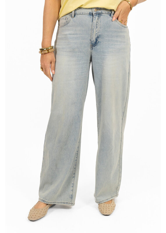 21Jewelz Basic stretch wide leg jeans super stretch