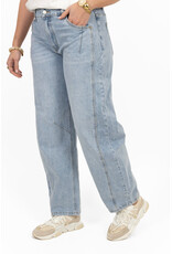 21Jewelz Barrel jeans met opvallend stiksel - blauw