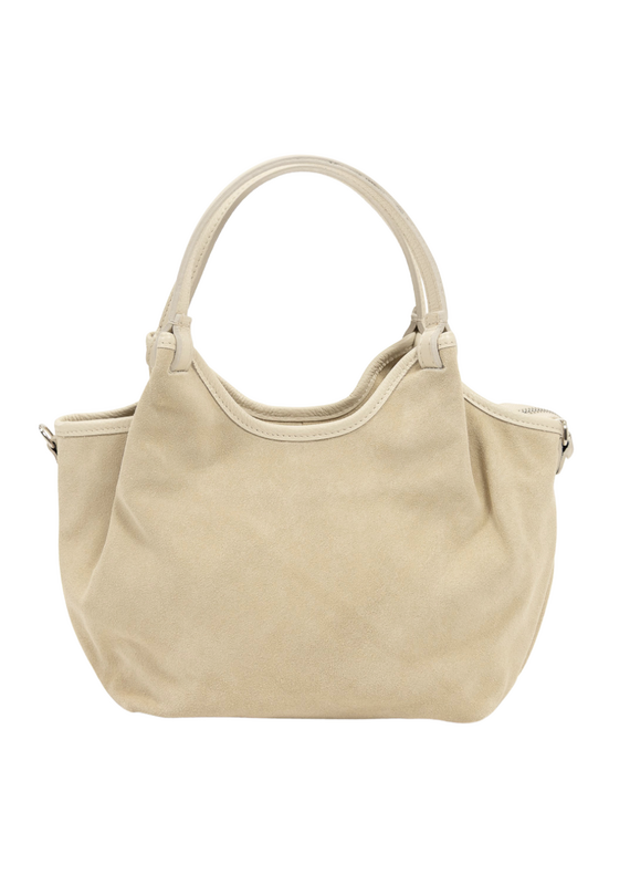 21Jewelz Medium suede shopper - ecru
