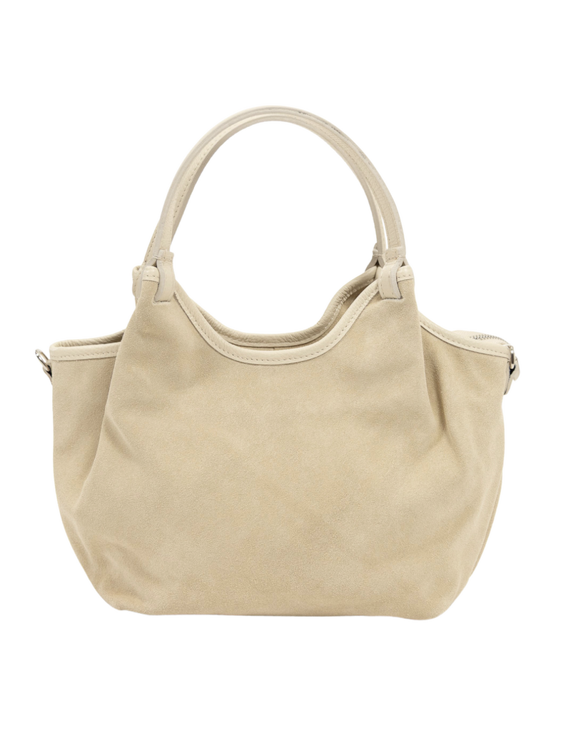21Jewelz Medium suede shopper - ecru