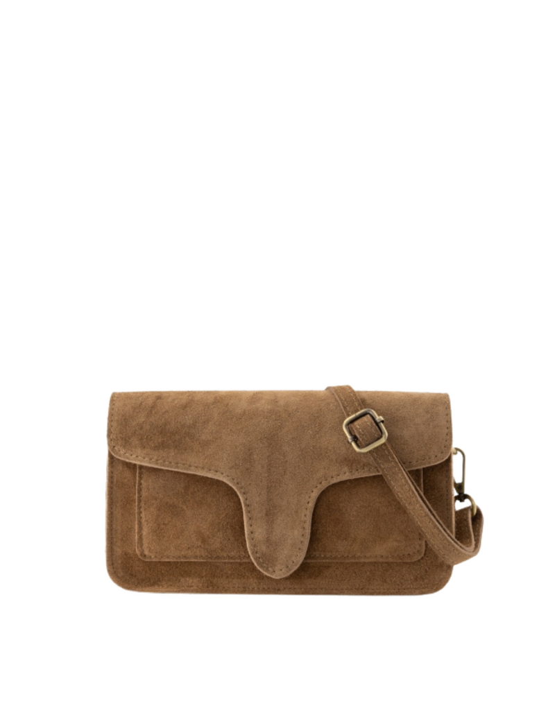 21Jewelz Envelop crossbody - suede taupe
