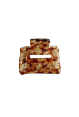 21Jewelz Middel haarklem - roest/bruin marmer