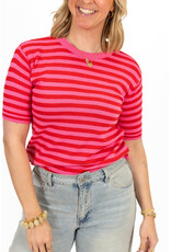 21Jewelz Gestreept shirtje - rood/roze