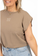 21Jewelz Salut t-shirt - taupe