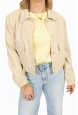 21Jewelz Cropped jasje met zakken - ecru