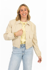 21Jewelz Cropped jasje met zakken - ecru