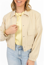 21Jewelz Cropped jasje met zakken - ecru