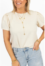 21Jewelz Sweatshirt met pofmouw - ecru