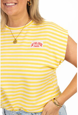 21Jewelz Atelier t-shirt gestreept - geel