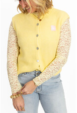 21Jewelz Wollig gilet met embleem - geel