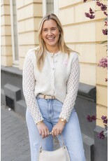 21Jewelz Basic kanten top - ecru