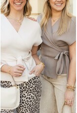 21Jewelz Wikkeltop - taupe