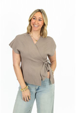 21Jewelz Wikkeltop - taupe