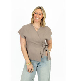 21Jewelz Wikkeltop - taupe
