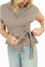 21Jewelz Wikkeltop - taupe