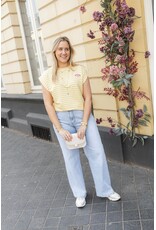 21Jewelz Atelier t-shirt gestreept - geel