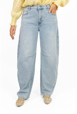 21Jewelz Balloon fit jeans met lichte wassing - blauw