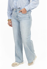 21Jewelz Wide leg jeans met lichte wassing - blauw