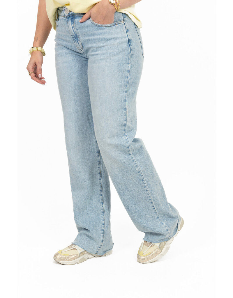 21Jewelz Gerafelde tall jeans - washed blauw