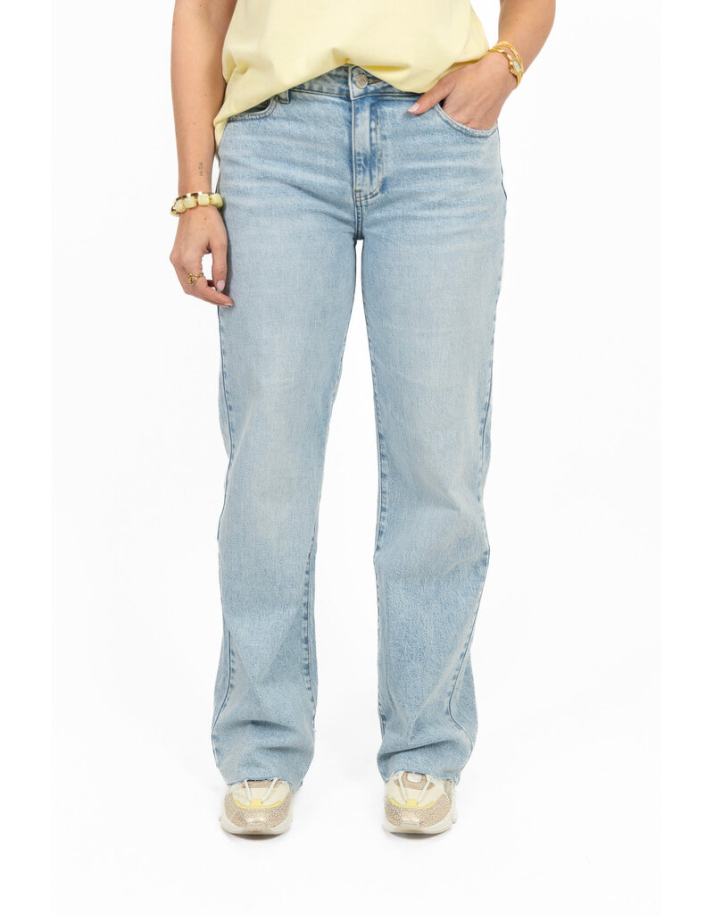 21Jewelz Gerafelde tall jeans - washed blauw