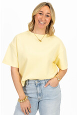 21Jewelz Effen boxy shirt - geel