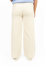 21Jewelz Basic stretch wide leg jeans - ecru