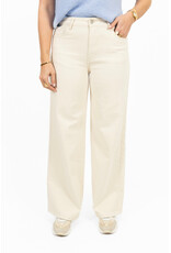 21Jewelz Basic stretch wide leg jeans - ecru