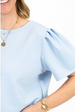 21Jewelz Sweatshirt met pofmouw - lichtblauw