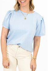 21Jewelz Sweatshirt met pofmouw - lichtblauw