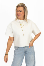 21Jewelz Effen boxy shirt - wit