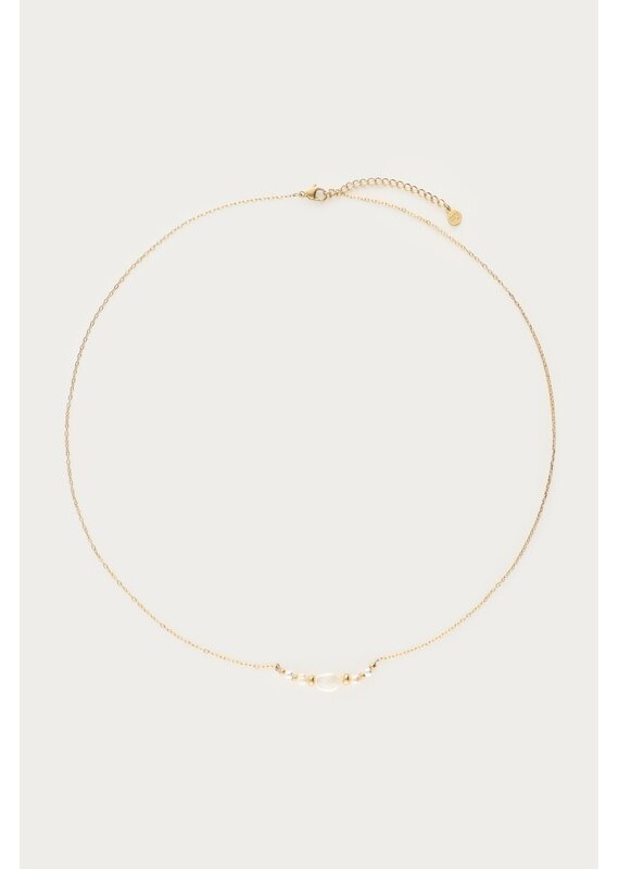 My Jewellery My Jewellery | Ketting met natuurlijke parels en kralen - goud