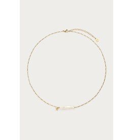 My Jewellery My Jewellery | Ketting met natuurlijke parel bar en ster - goud