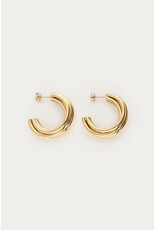 My Jewellery My Jewellery | Oorringen met multi rijen groot - goud