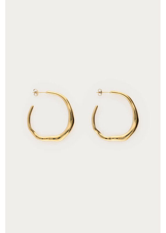 My Jewellery My Jewellery | Bold oorringen organisch - goud