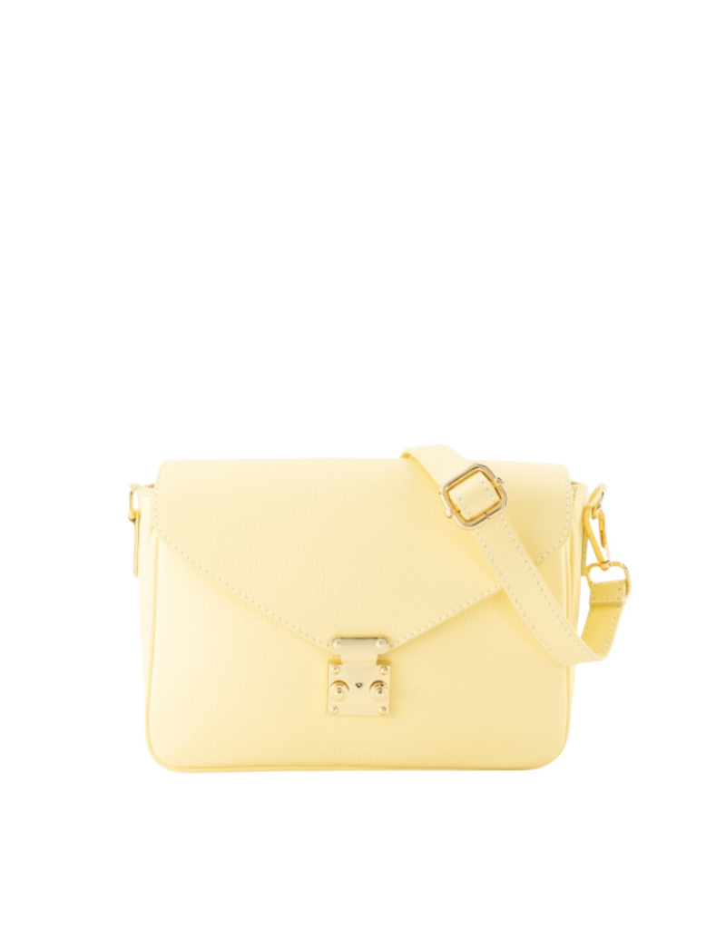 21Jewelz Effen tas met gouden sluiting - geel