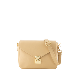 21Jewelz Effen tas met gouden sluiting - biscuit beige