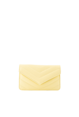 21Jewelz Tasje met gestikt patroon - geel