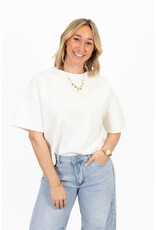 21Jewelz Boxy shirt met tekst "Ciao" - wit