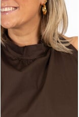 21Jewelz Balloon look haltertop - bruin