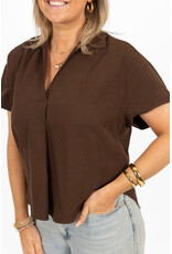 21Jewelz Basic blousje - bruin