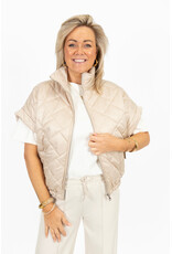 21Jewelz Gewatteerde bodywarmer - beige