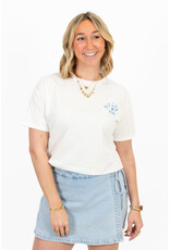 21Jewelz Denim skort met strik - lichtblauw