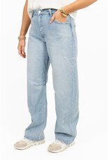 21Jewelz Barrel jeans met rafels - blauw