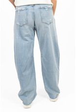 21Jewelz Barrel jeans met rafels - blauw