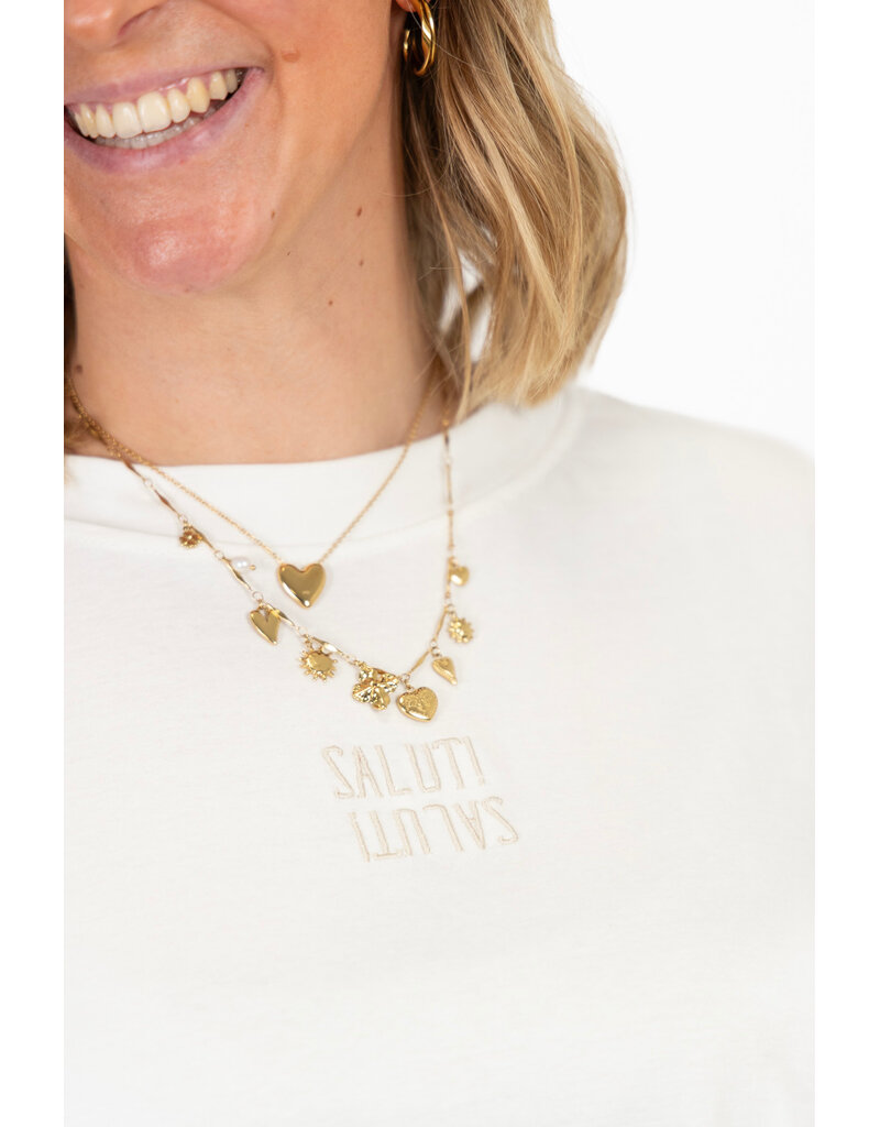 21Jewelz Salut t-shirt - wit