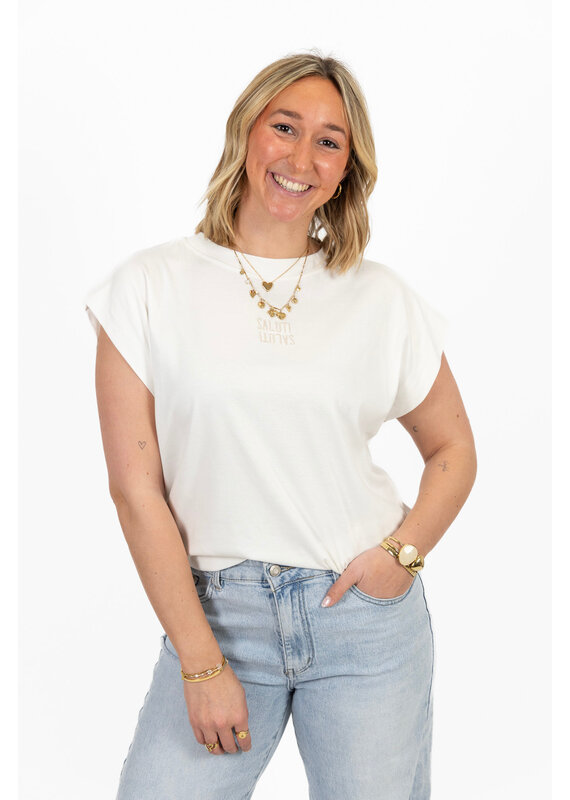 21Jewelz Salut t-shirt - wit