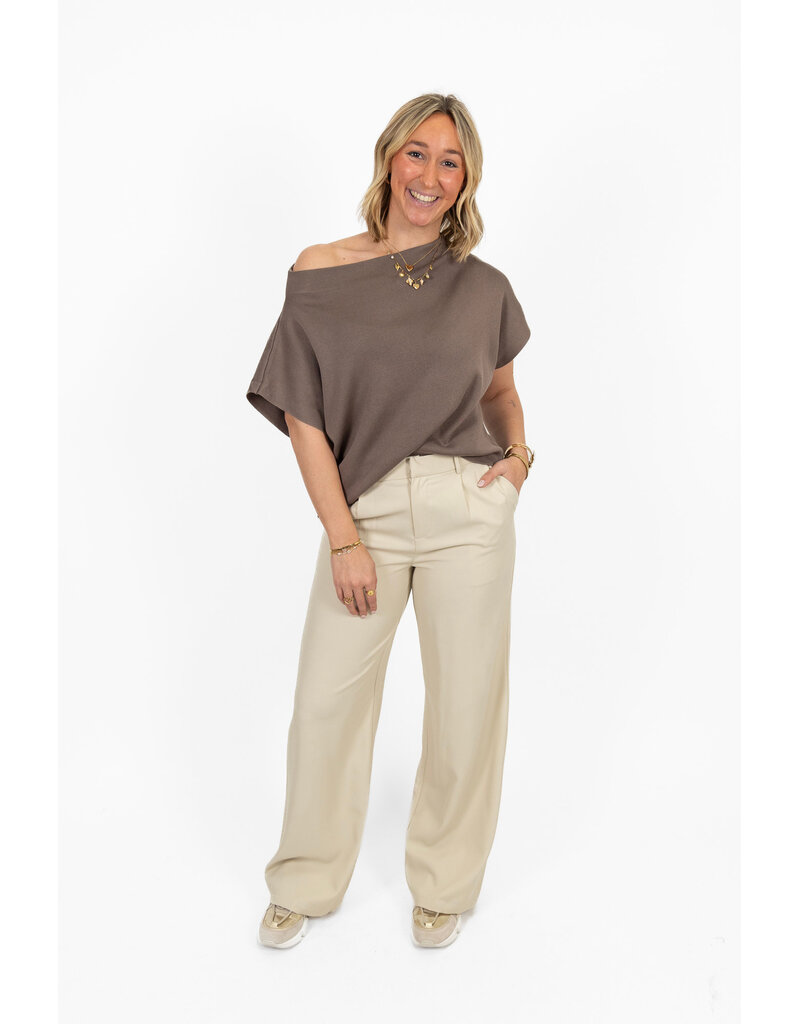 21Jewelz Pantalon met elastiek - ecru